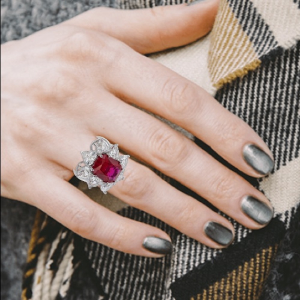 **SOLD** Ruby Ring Size 7 - Picture 5 of 10